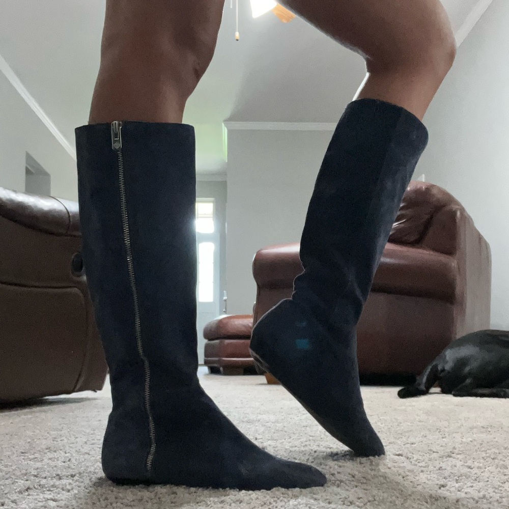 Blue Suede Boots